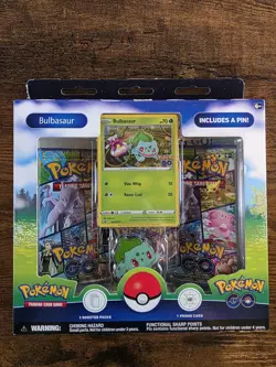 Pokemon GO Pin Collection Set of 3 Charmander Squirtle Bulbasaur Factory SEALED - Image 5