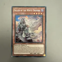 BPRO-EN024 Fallen of the White Dragon Secret Rare 1st Edition YuGiOh - Image 1