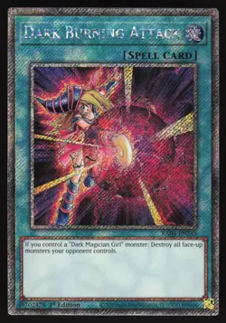 Dark Burning Attack - RA04-EN245 - Platinum Secret Rare - 1st Edition Yugioh - Image 1