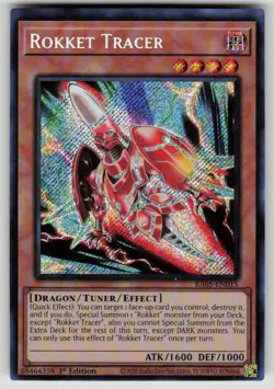 Rokket Tracer (Secret Rare) Rarity Collection 5 RA05-EN015 NM Yu-Gi-Oh - Image 1