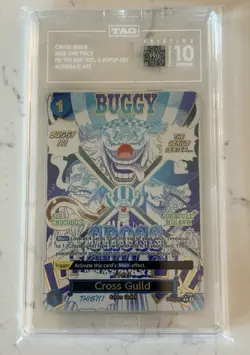 Cross Guild Alternate Art TAG 10 One Piece CCG OP09-057 PB: The Best Vol. 2 - Image 1