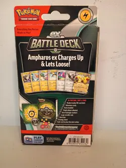 Pokemon TCG Ampharos EX Battle Deck - New - Factory Sealed - 60 Card Deck - Image 2