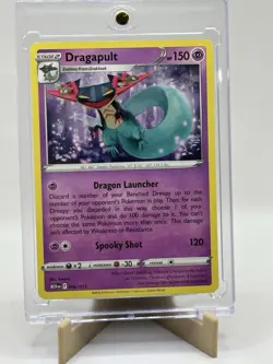 Dragapult Pokemon Card Rare Holo TCG Galar Dragon Ghost Collectible - Image 1