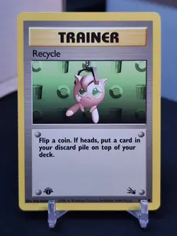 Pokemon TCG - Recycle 61/62 - 1st Edition - Vintage Card - Fossil (NM) - Image 1