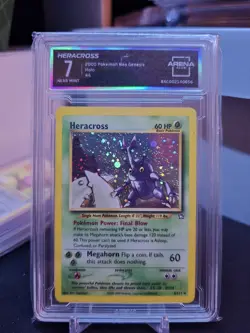 Arena Club 7 Heracross 2000 Neo Genesis 6/111 Holo Pokemon Card psa - Image 1