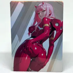 Darling in the Franxx Zero Two Goddess Anime Waifu ACG Foil Card - Image 1