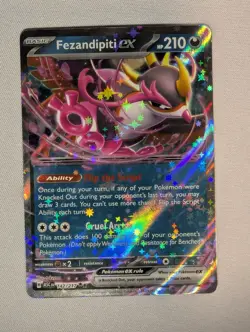 Fezandipiti ex 038/064 Holo Double Rare Prize Pack Series Cards Pokemon NM - Image 1