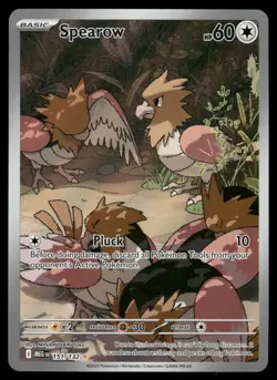 Pokemon Cards Spearow 151/132 Mega Evolution Illustration Rare NM - Image 1