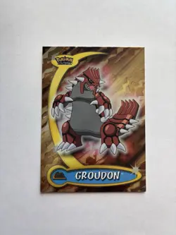 Pokemon Card Groudon No. 33 Topps Advanced Challenge *Foil* 2003 - Image 1