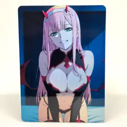 Darling in the Franxx Zero Two Goddess Anime Waifu ACG Foil Card - Image 1