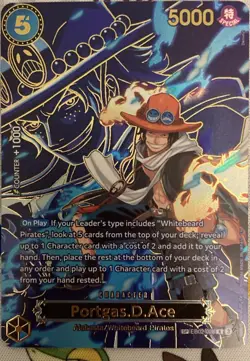 Bandai Portgas.D.Ace EB02-028 Special Rare Foil One Piece Card Game - Image 1