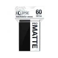 Ultra Pro Small Card Sleeves Eclipse Matte Small Sleeves - Jet Black (60) New - Image 1