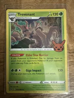 Trevenant 017/196 Halloween 2023 Trick or Trade Holo Rare Pokemon Card - Image 1