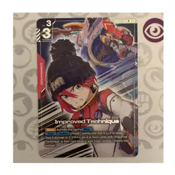 Bandai Improved Technique GD03-109 R+ Command Gundam Card Game - Image 1