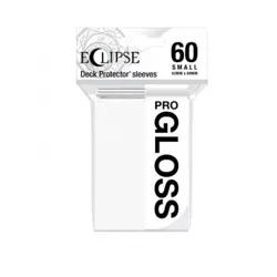 Ultra Pro Card Sleeves Standard Eclipse Gloss - Artic White (60) New - Image 1
