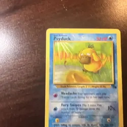 Pokemon TCG Psyduck 1999 Fossil Card 53/62 Common Base Set- Near Mint - Image 1