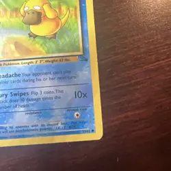 Pokemon TCG Psyduck 1999 Fossil Card 53/62 Common Base Set- Near Mint - Image 4