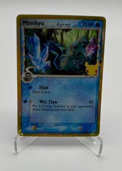 Pokemon Trading Card Game TCG Sword & Shield Promo SWSH136 Mimikyu Delta Species - Image 1