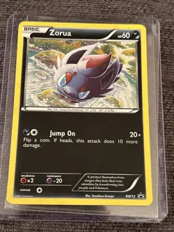 Zorua Holo BW12 LP Pokemon Black & White Promo Series - Image 1