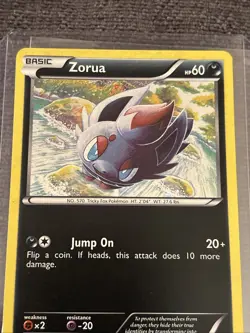 Zorua Holo BW12 LP Pokemon Black & White Promo Series - Image 2