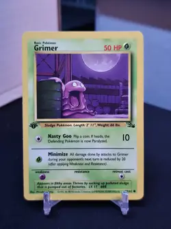 Grimer 48/62 Fossil Regular 1999 Pokemon 1st Edition - Image 1