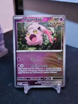 Pokemon Scarlet & Violet Prismatic Evolutions Scream Tail 042/131 Masterball - Image 1