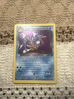 Dark Gyarados 8/82 Pokemon Team Rocket Holo Rare Prerelease (10) Total - Image 1