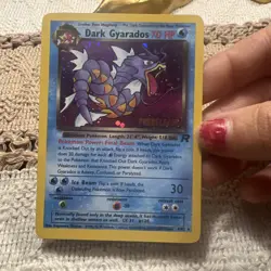 Dark Gyarados 8/82 Pokemon Team Rocket Holo Rare Prerelease (10) Total - Image 2