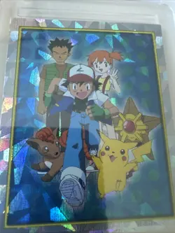 Merlin Pokemon 2000 Series 2 Ash & Friends Prism #2 PSA 9 Cracked Ice Top Pop 2 - Image 2