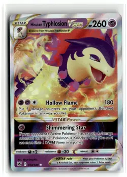 2022 Pokemon - Astral Radiance Hisuian Typhlosion VSTAR #054/189 - Image 1