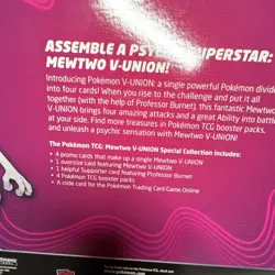 Pokemon Mewtwo V-Union Special Collection Kit Sealed English Promo 2021 - Image 4