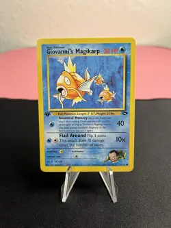 1st EDITION Giovanni's Magikarp 73/132 Pokemon Gym Challenge Vintage - NM! - Image 1
