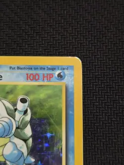 1999 Pokemon Base Set Blastoise 2/102 Unlimited Holo Rare - Damaged - Image 4