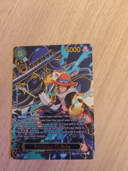 One Piece Card Game - Portgas.D.Ace - EB02-028 - SP - Carrying On His Will - Image 1