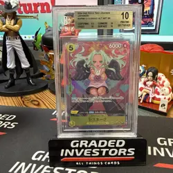 Alternate Art S-Snake One Piece 2024 OP08 Japanese #112 PRISTINE BGS 10 - Image 1