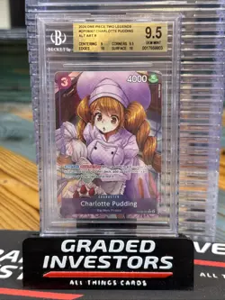 2024 ONE PIECE TWO LEGENDS ALT ART R #OP08067 CHARLOTTE PUDDING BGS 9.5 w/ 10's! - Image 1