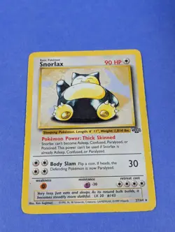 Snorlax - 27/64 - Rare Unlimited Jungle - Pokemon Card - HP - Image 1