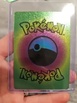 Blaziken EX Green Rainbow Foil Fan Art Vinyl Premium Collector Card - Image 2