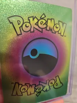 Blaziken EX Green Rainbow Foil Fan Art Vinyl Premium Collector Card - Image 3