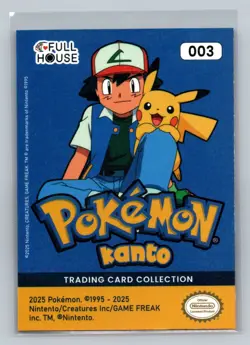 Pokemon Card - Venusaur 003 - Cracked Ice Holo - Kanto Full House - Image 2