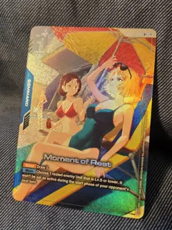 Moment of Rest GD04-102 U+ NM Gundam Card Game Phantom Aria - Image 1