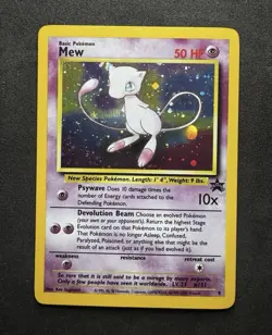 Pokemon TCG Mew Black Star Promo Card and Koga's Beedrill - Image 1