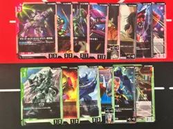 Gundam Card Game Japanese Starters SINGLES Set ST01 02 03 04 (every C & LR card) - Image 2