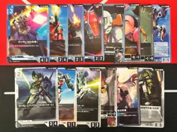 Gundam Card Game Japanese Starters SINGLES Set ST01 02 03 04 (every C & LR card) - Image 5
