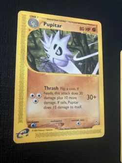 5 x Vintage Nintendo Pokemon Aquapolis Card Lot Grimer Pupitar Ereader - Image 2