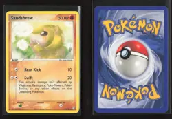 Sandshrew 74/109 Common Team Rocket Returns Pokemon NM - Image 1