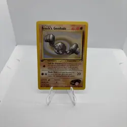 Pokemon Brock's Geodude 66/132 Gym Heroes 1st Edition LP See Pictures - Image 1