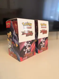 Destined Rivals Half Booster Box Open - 18 Sealed Packs Pokemon TCG x2 - Image 1