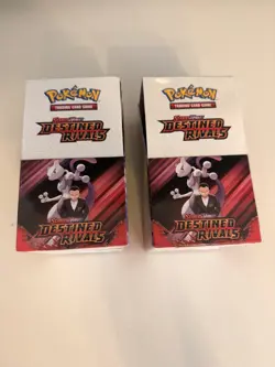 Destined Rivals Half Booster Box Open - 18 Sealed Packs Pokemon TCG x2 - Image 4