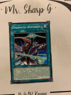 ONOMATO-AUFGRIFF - 1. AUFLAGE LDS1-DE128 DEUTSCH Yu-Gi-Oh! CARD COMMON KONAMI - Image 3